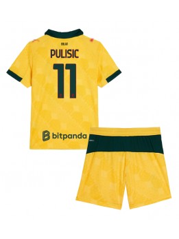 AC Milan Christian Pulisic #11 Replika Tredje Kläder Barn 2025-26 Kortärmad (+ byxor)